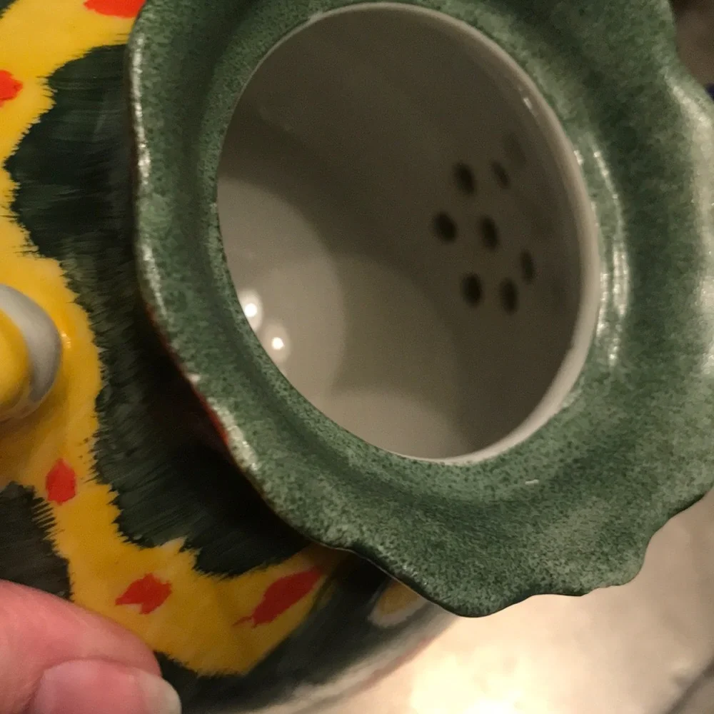 Anthropologie Magic Ikat Tea Pot